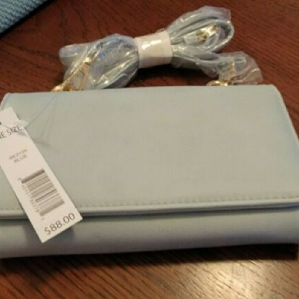 The Limited :  Crossbody Satchel, Blue, NWT